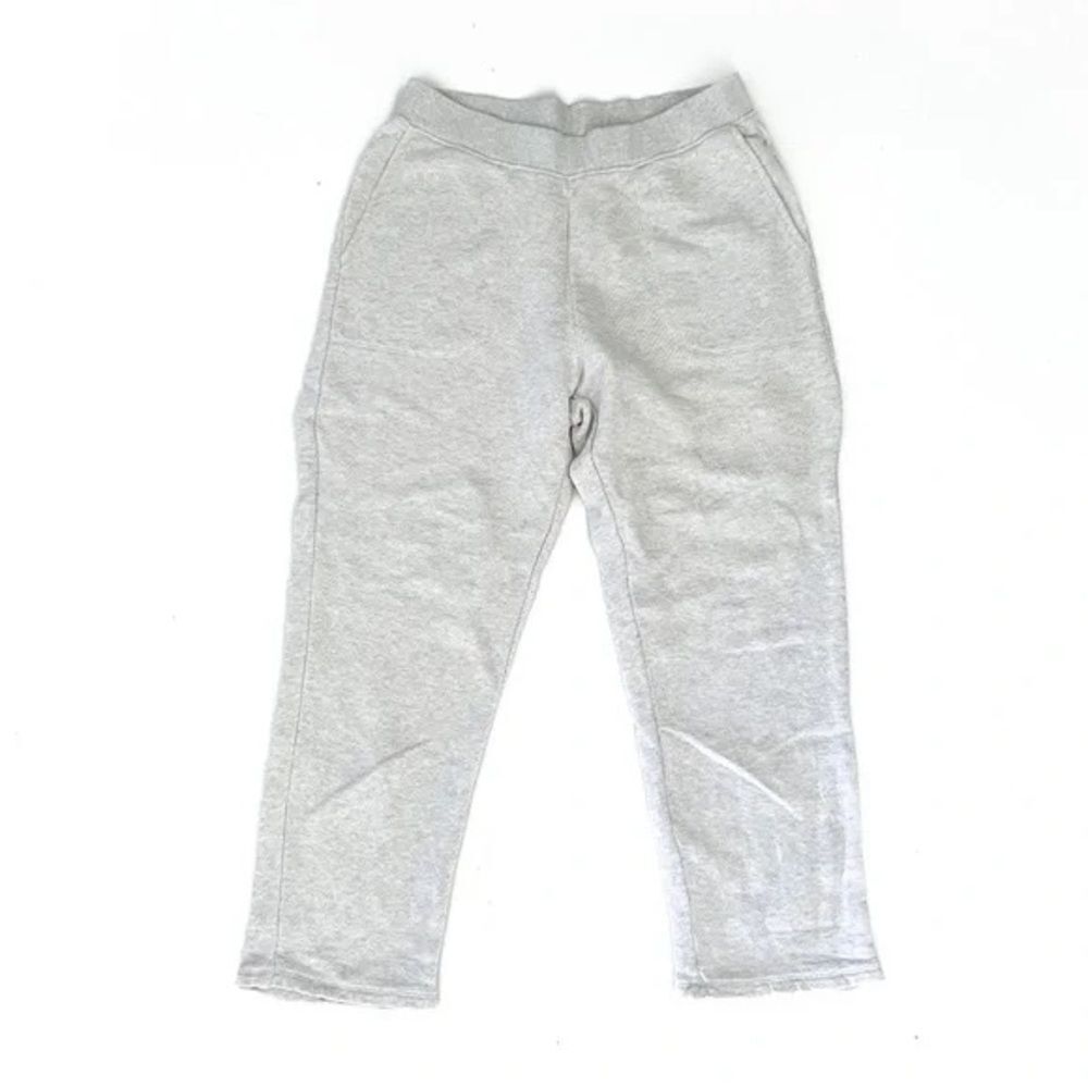 Madewell MWL Airy Terry Tappered Sweatpants in Lightest Gray Large